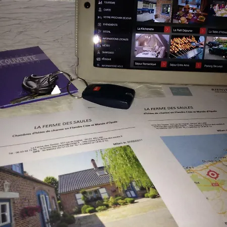 Cote D'opale - La Ferme Des Saules فندق مبيت وإفطار Millam